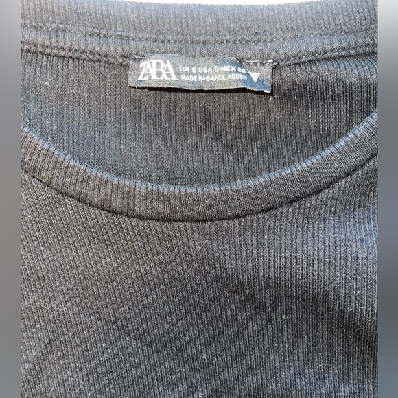 Zara Ruched Ribbed Dress - Picture 3 of 3